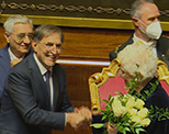 Ingresso in Aula del Presidente del Senato La Russa