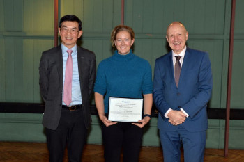 Presentation of research awards by the Principal and Vice Principal