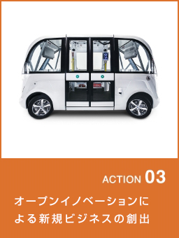 ACTION03 オープンイノベーションによる新規ビジネスの創出