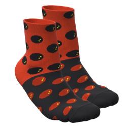 Socks - Inform Socks for Squash Red Black