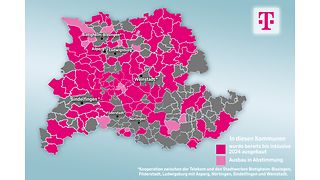 Schmuckbild: Glasfaserausbau für die Gigabit Region Stuttgart: Die Telekom hat geliefert