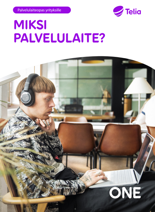 Telia Palvelulaite -opas kansikuva