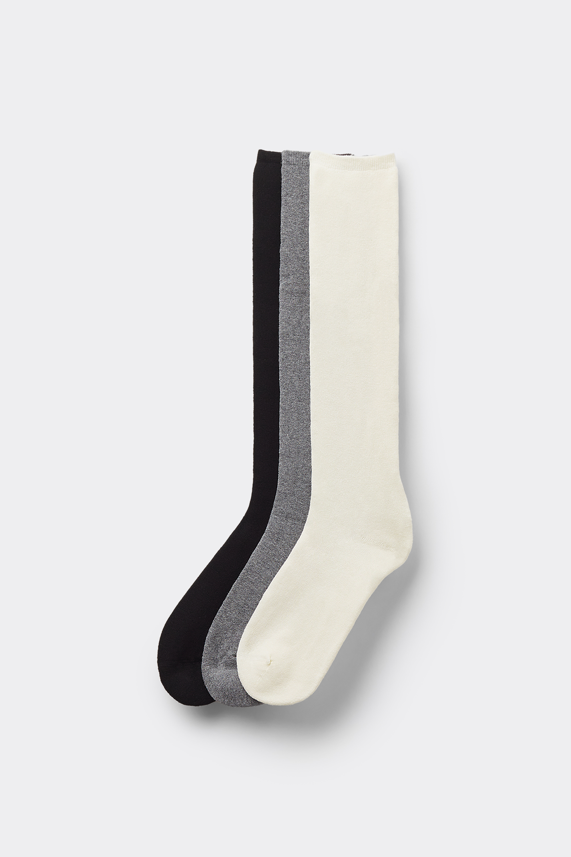 3 Paires Chaussettes Coton Thermique Femme