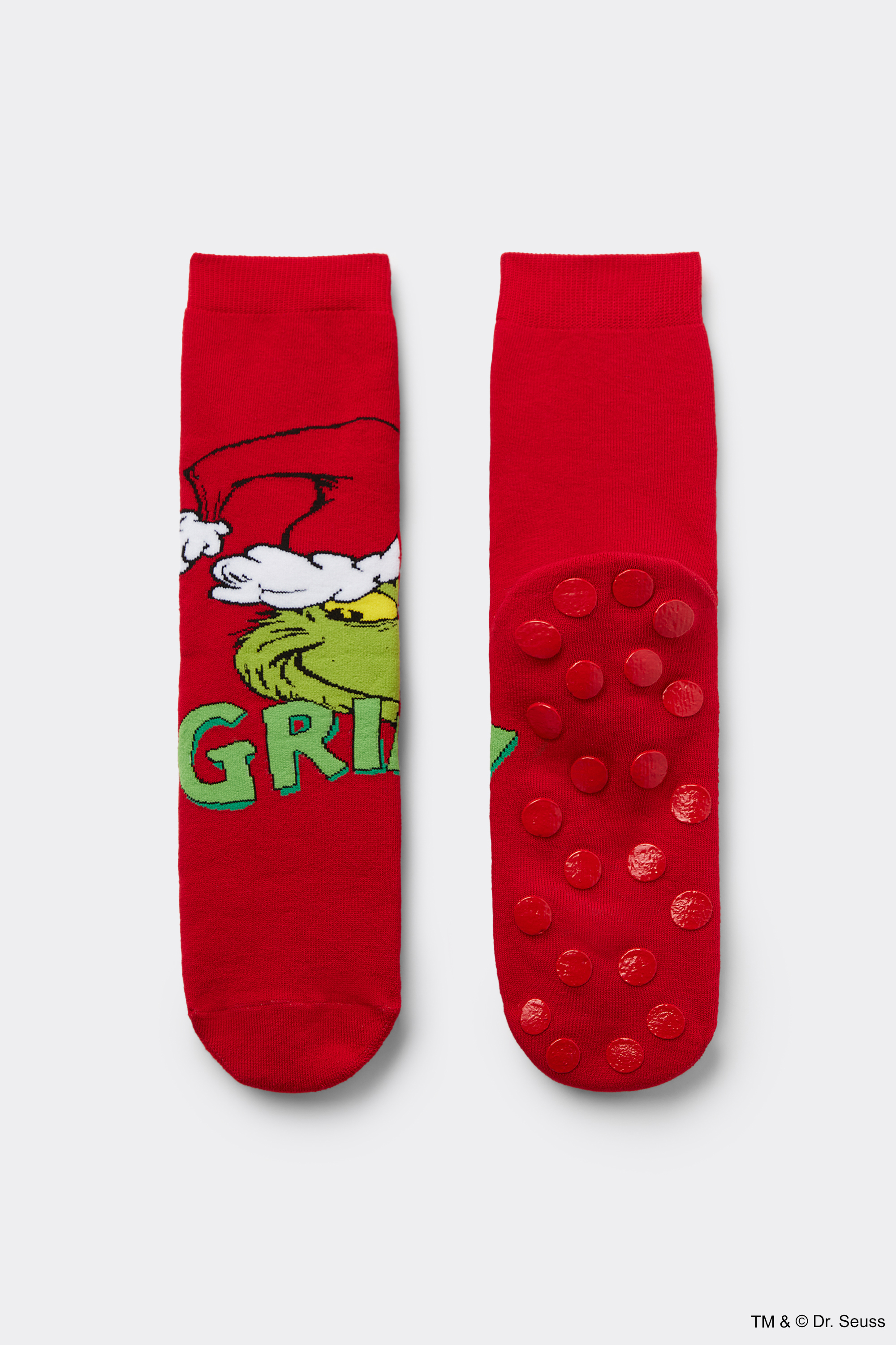 Socquettes Courtes Antidérapantes Grinch Homme