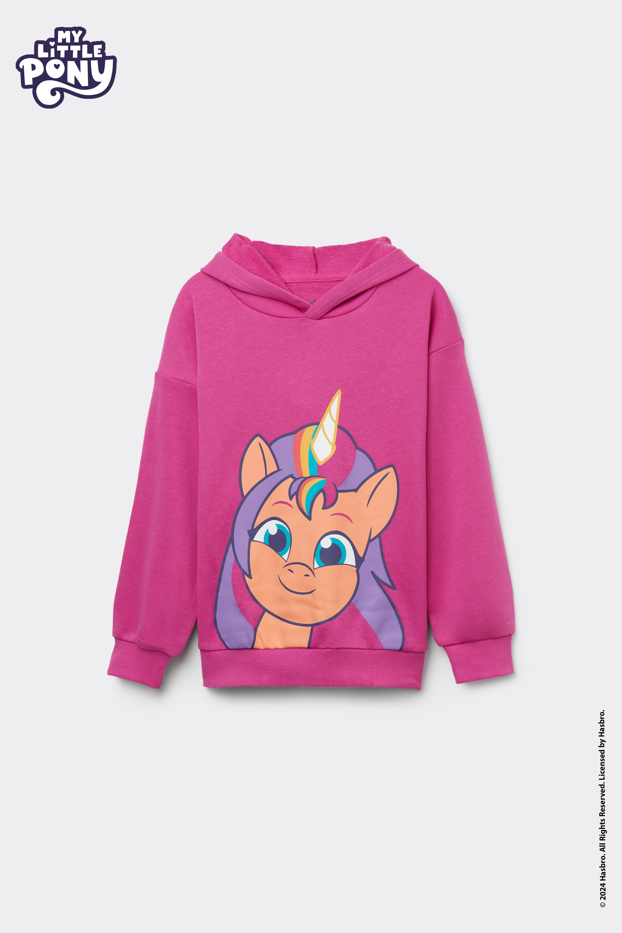 Hoody with 3D Application My Little Pony Print