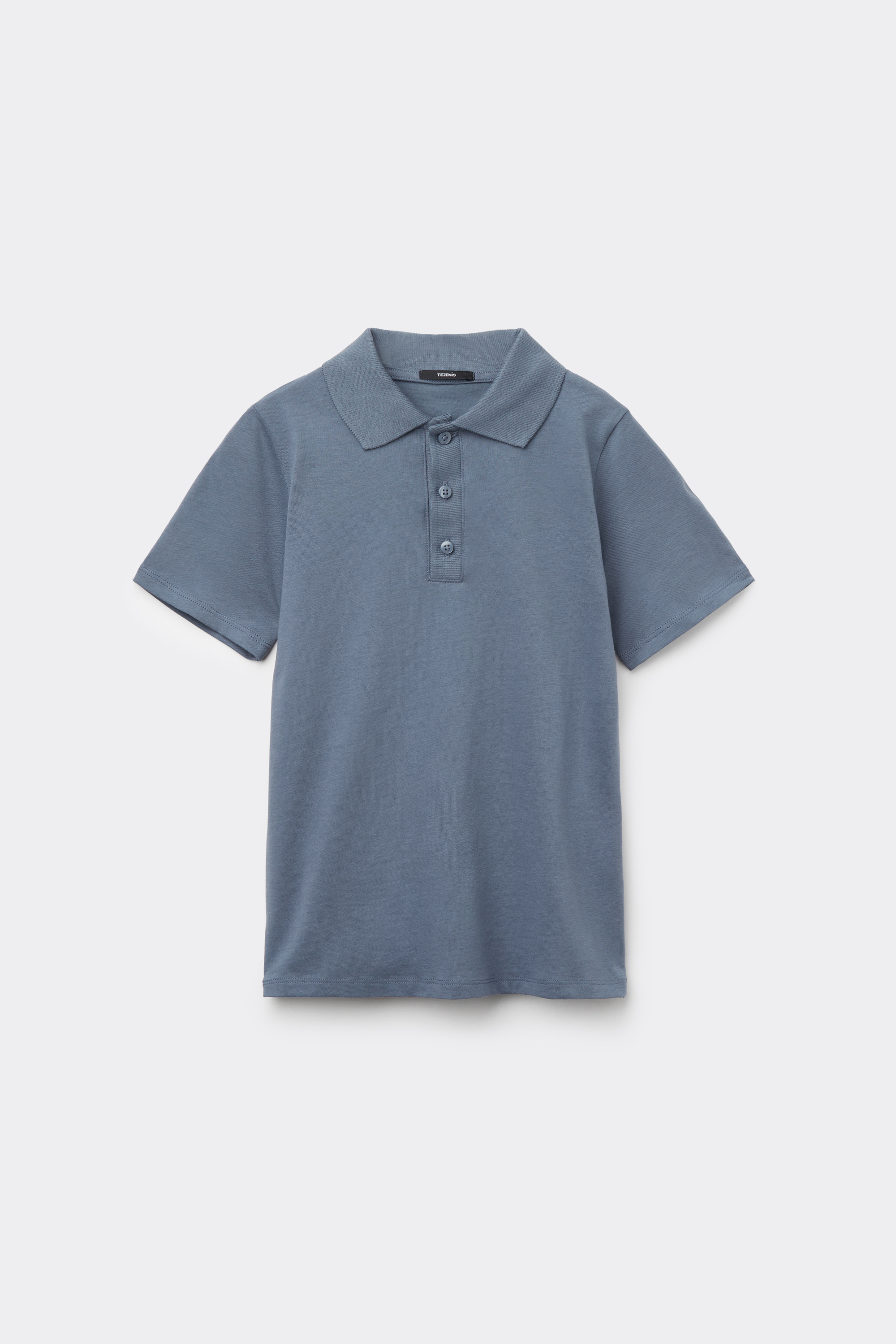 Boys’ Short-Sleeved Cotton Polo Shirt