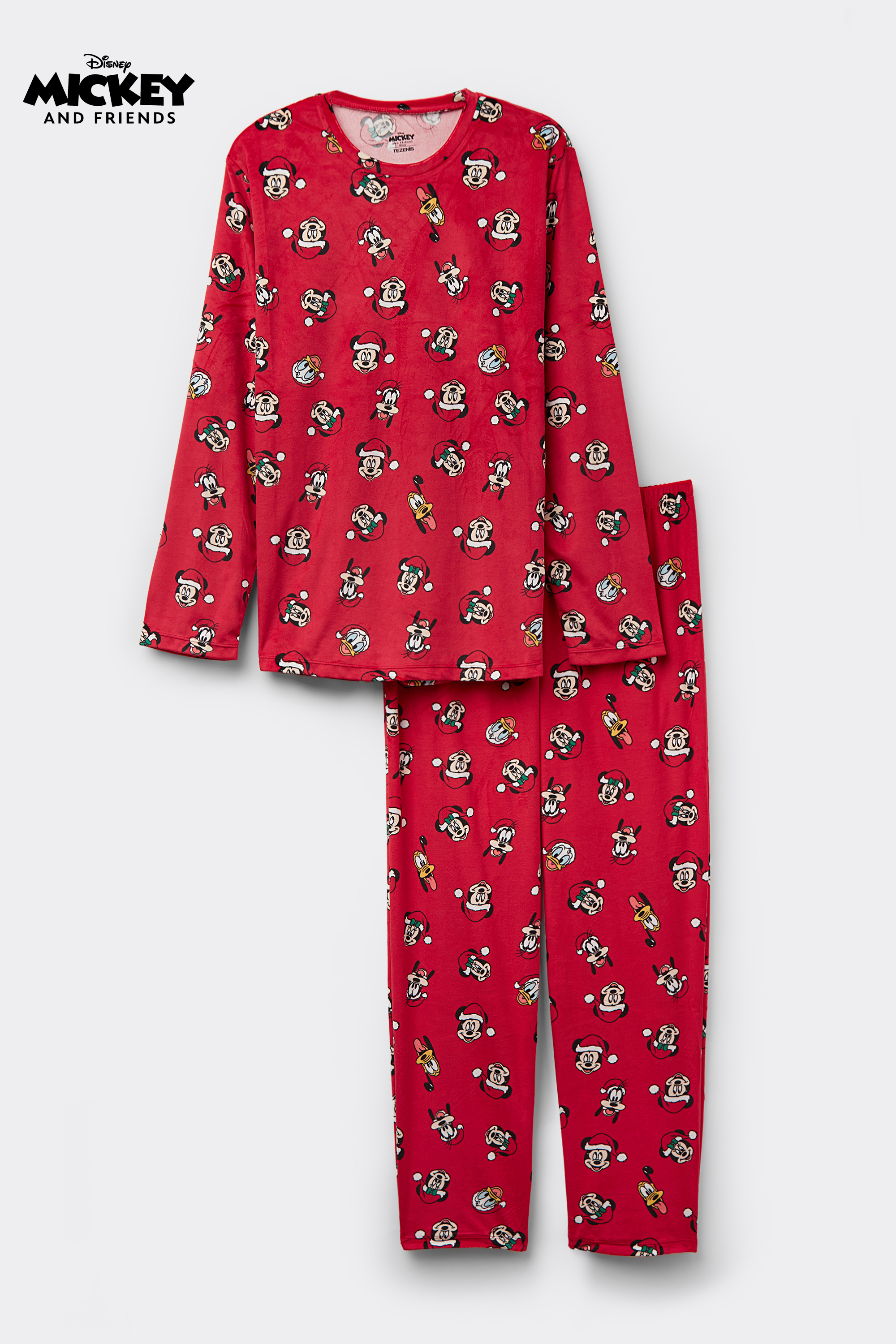 Pijama Comprido Micropolar Disney Mickey Mouse