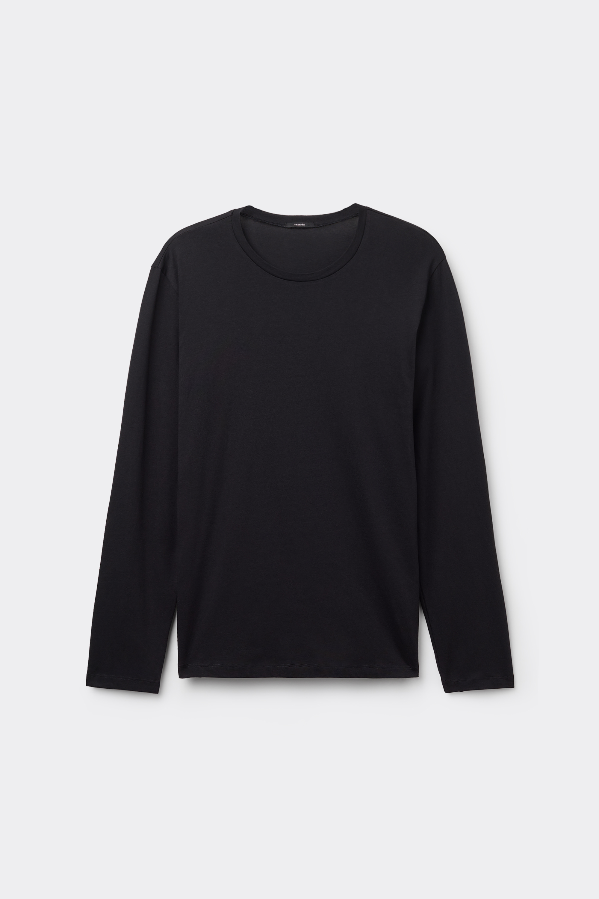 100% Cotton Top with Long Sleeves and Rounded Neck