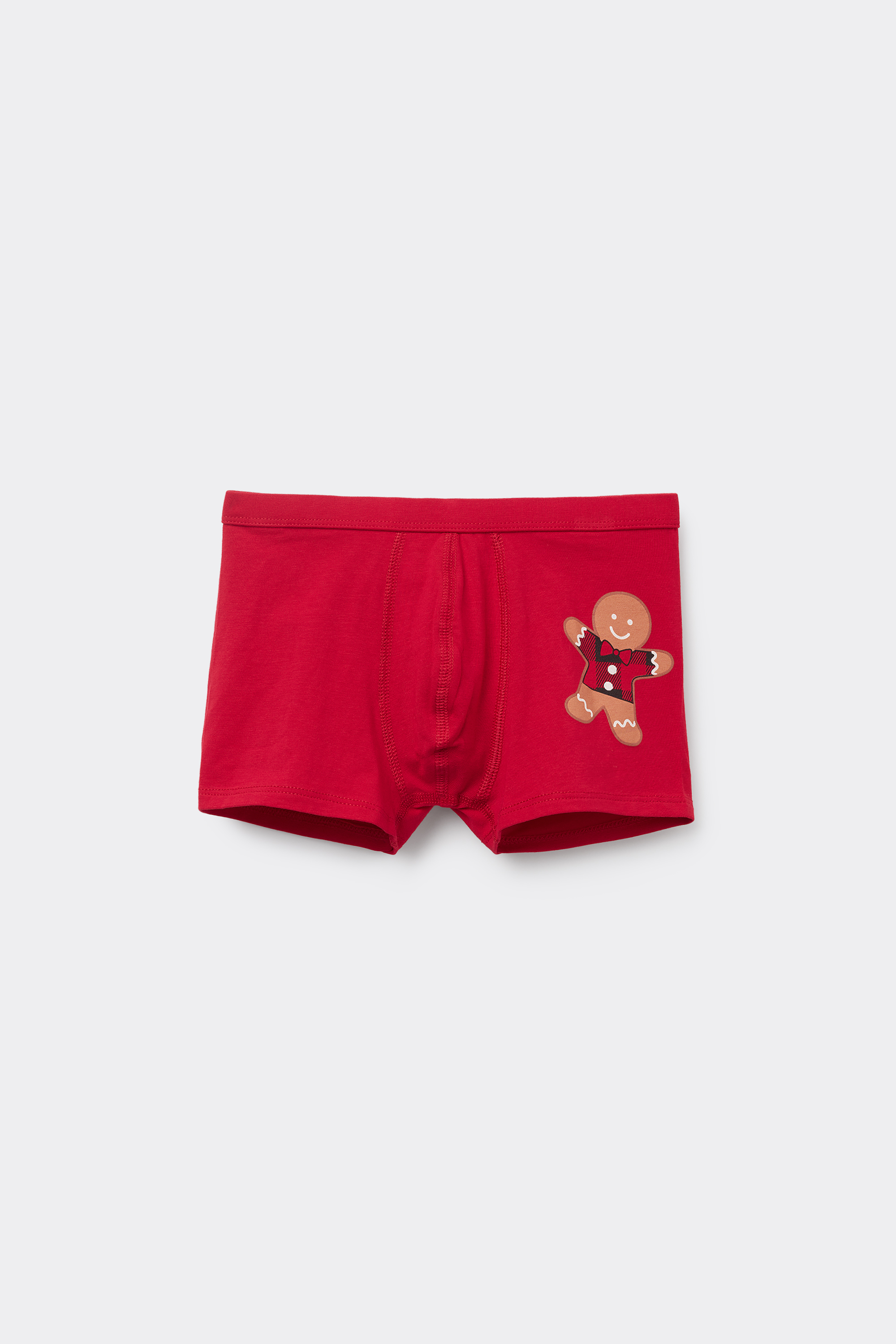 Boxer Bimbo in Cotone Stampa Natalizia