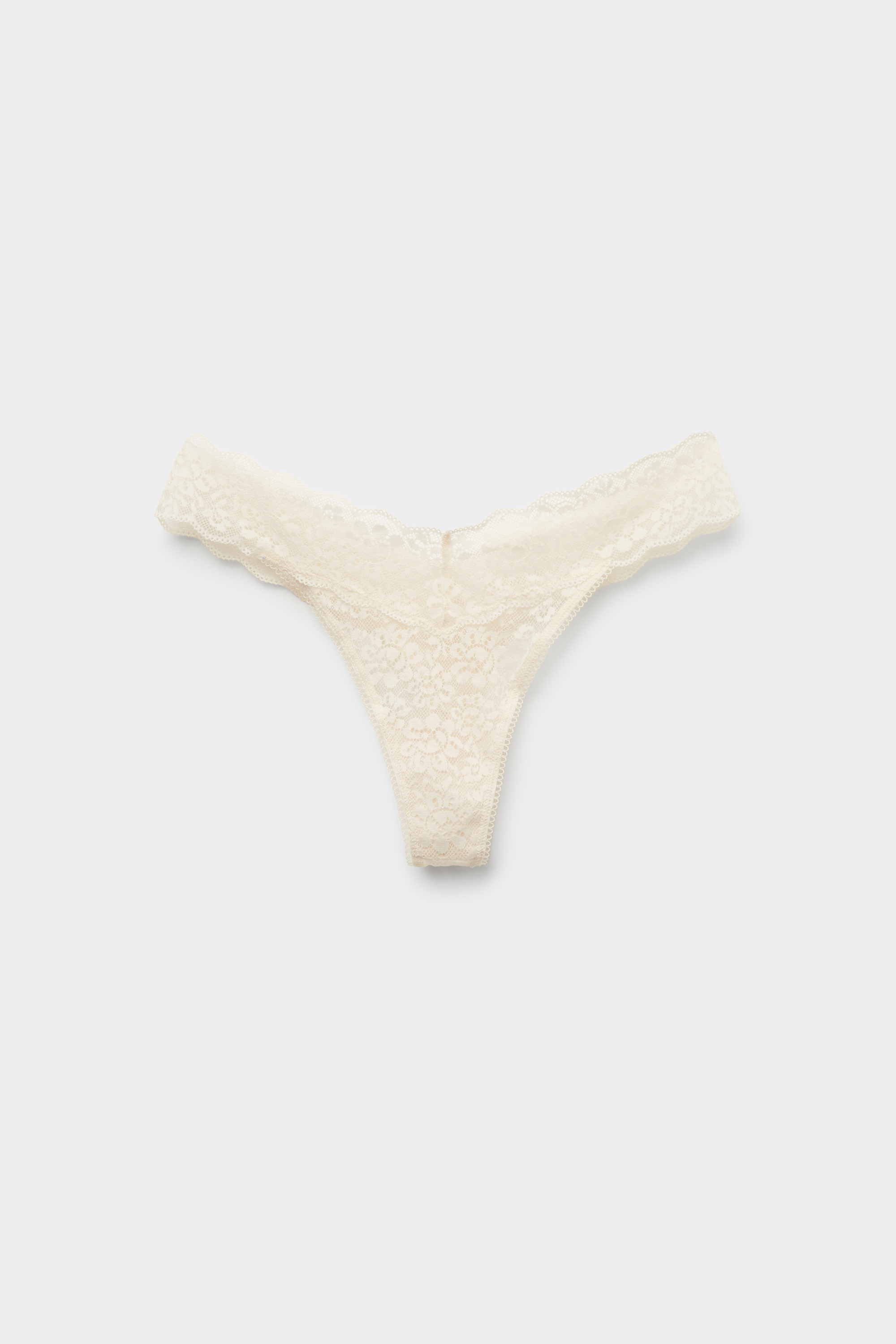 High-Cut Recycled Lace G-String