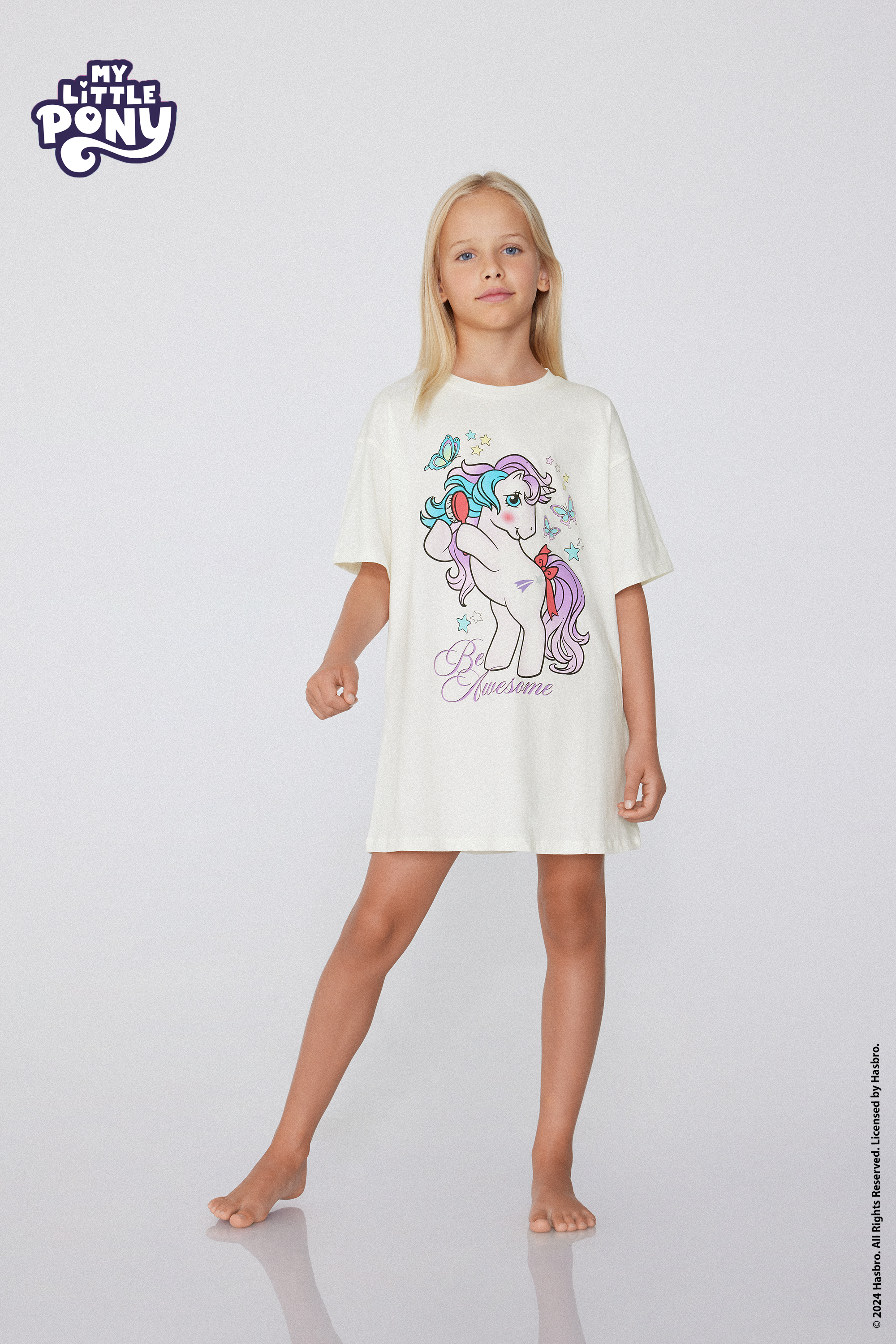 Chemise de Nuit Manches Courtes Mon Petit Poney