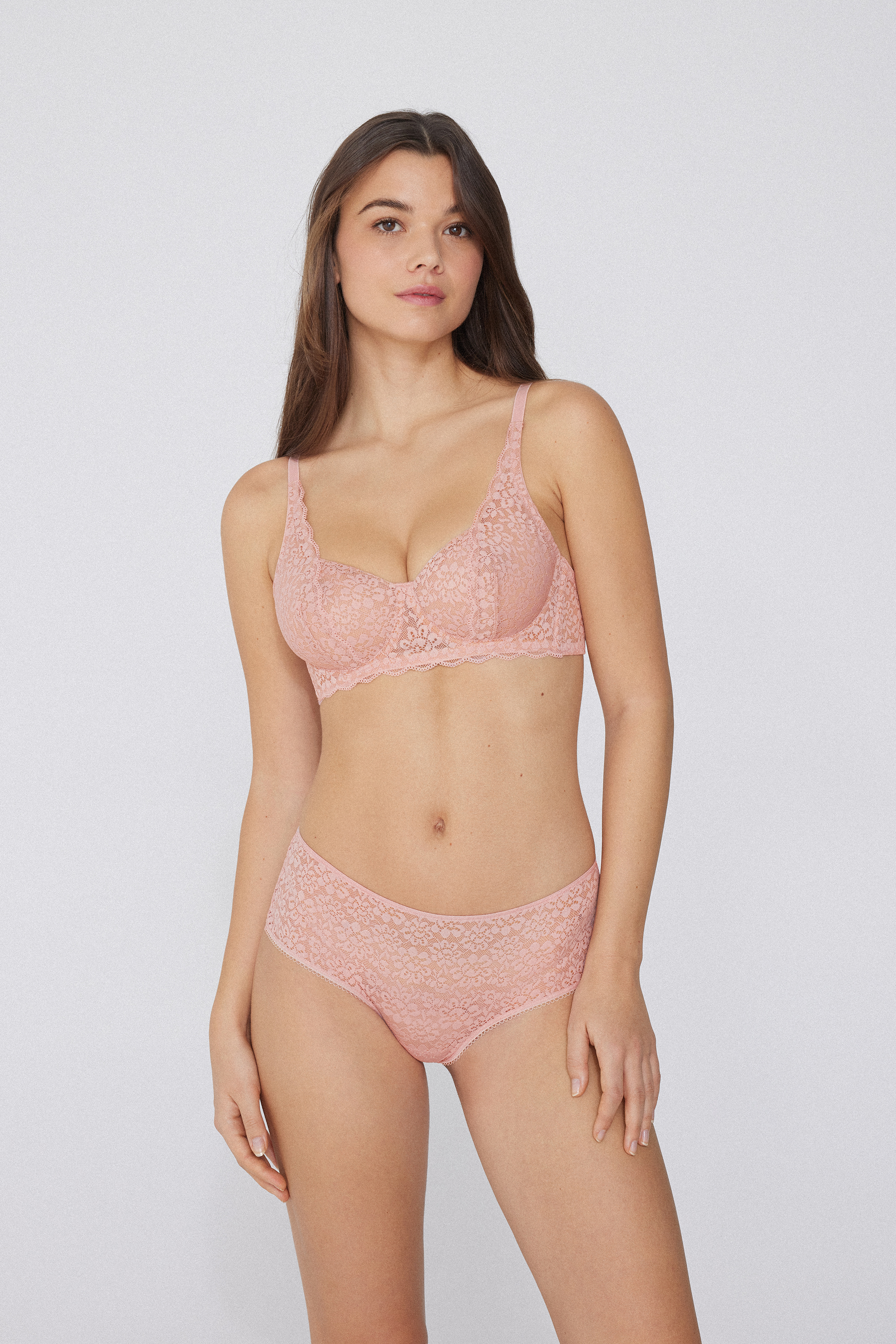 Paris Recycled Lace Unpadded Balconette Bra