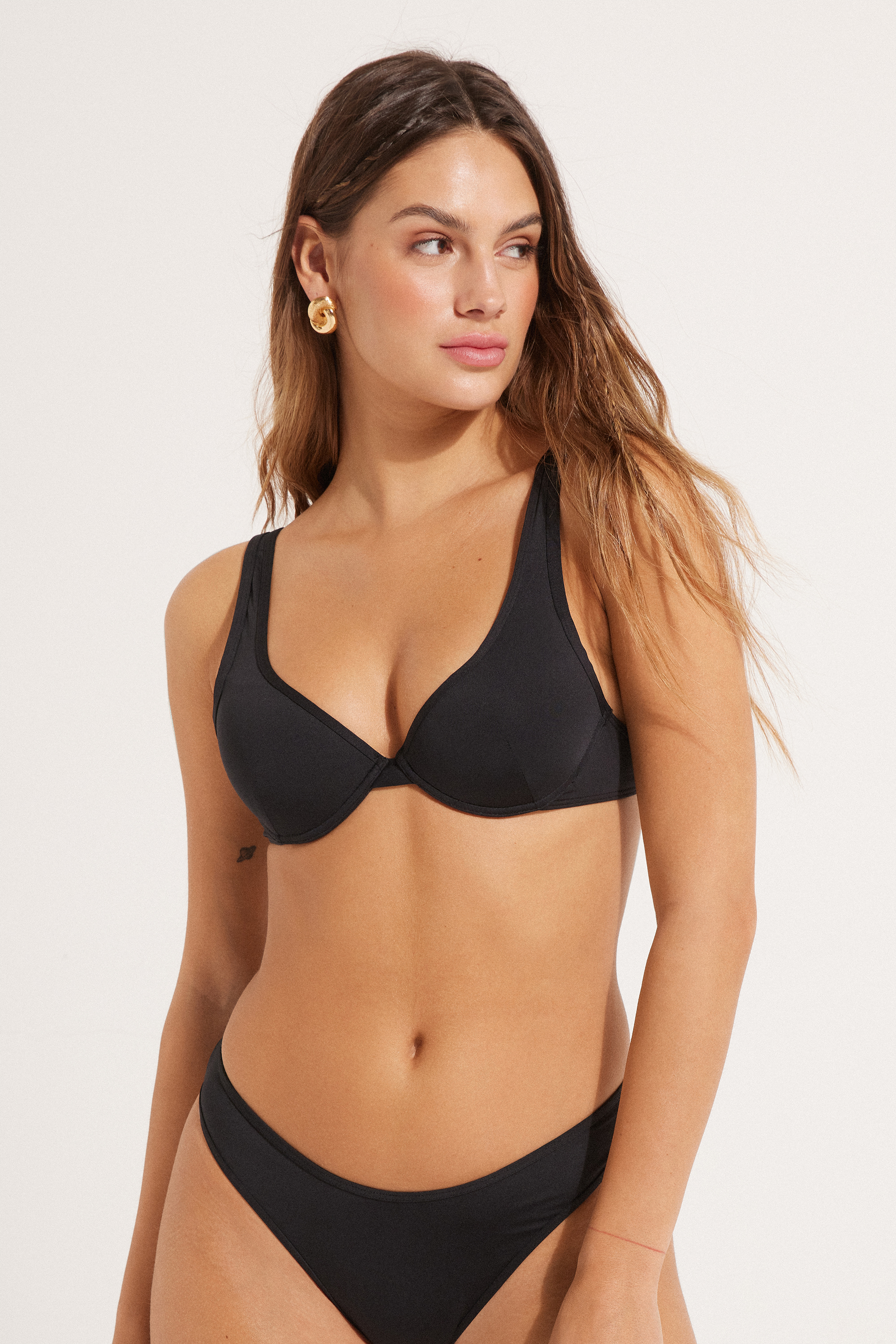 Haut de Maillot Push-Up Microfibre Recyclée