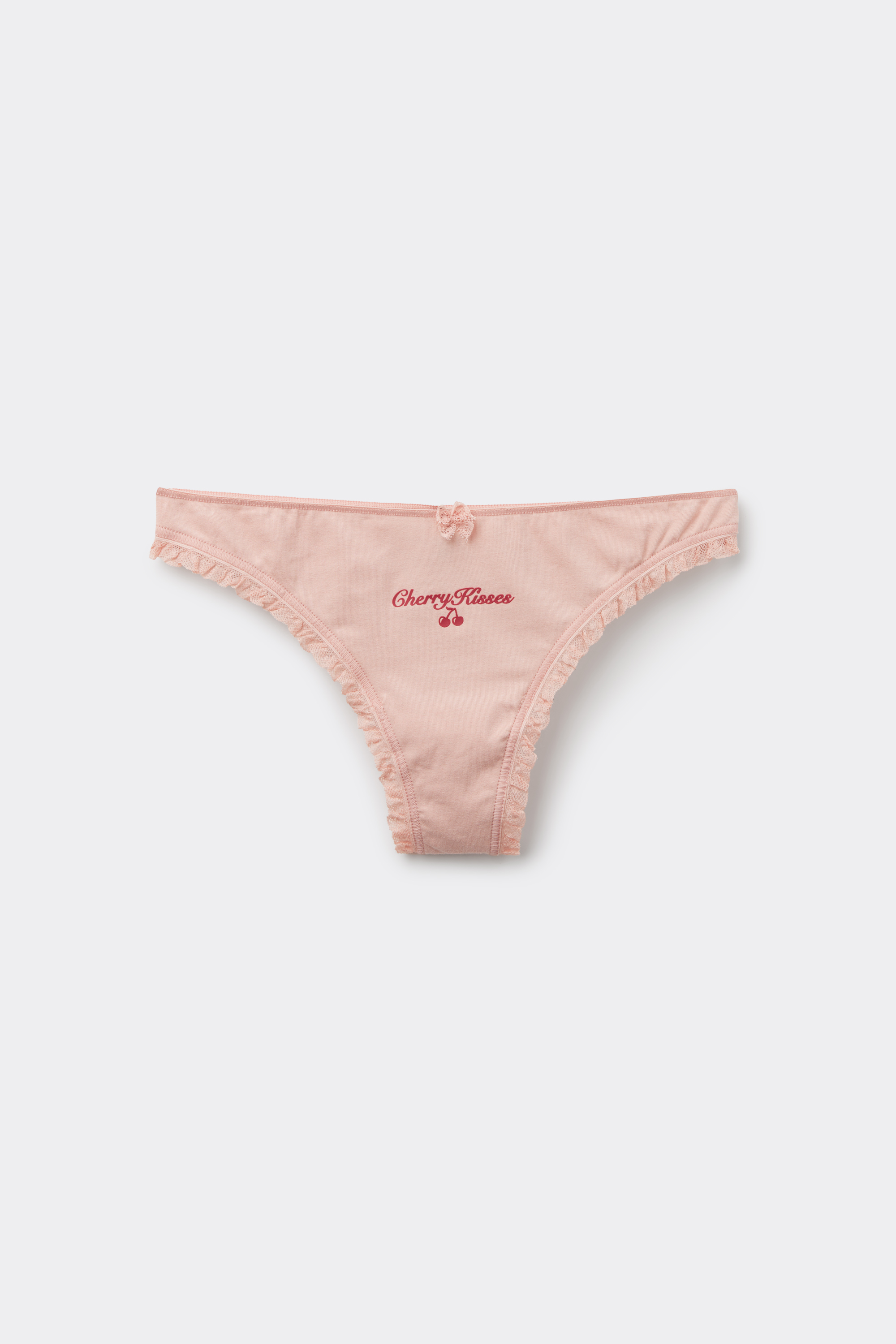 Cotton Brazilian Briefs with Lettering