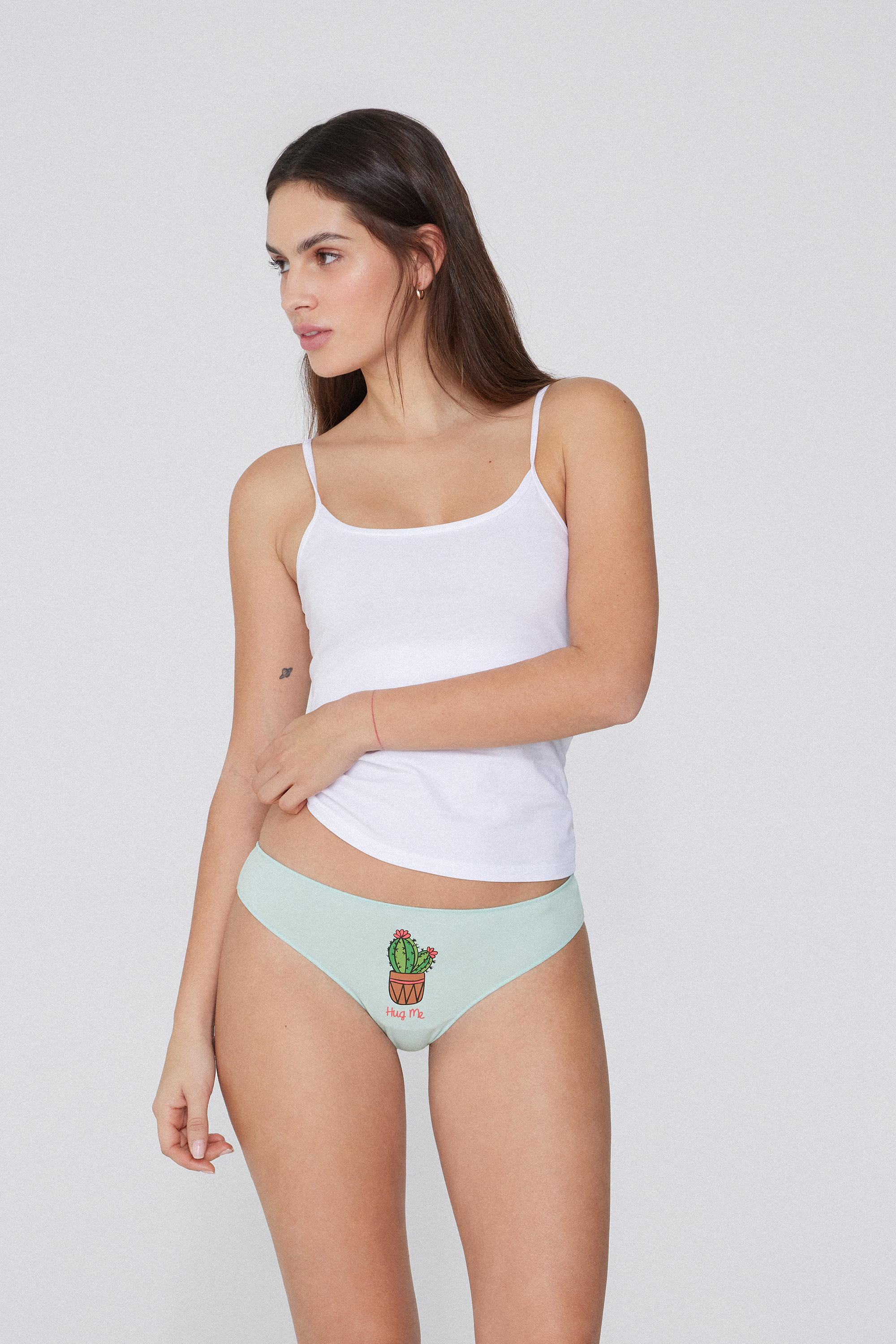 Printed Cotton Brazilian Briefs