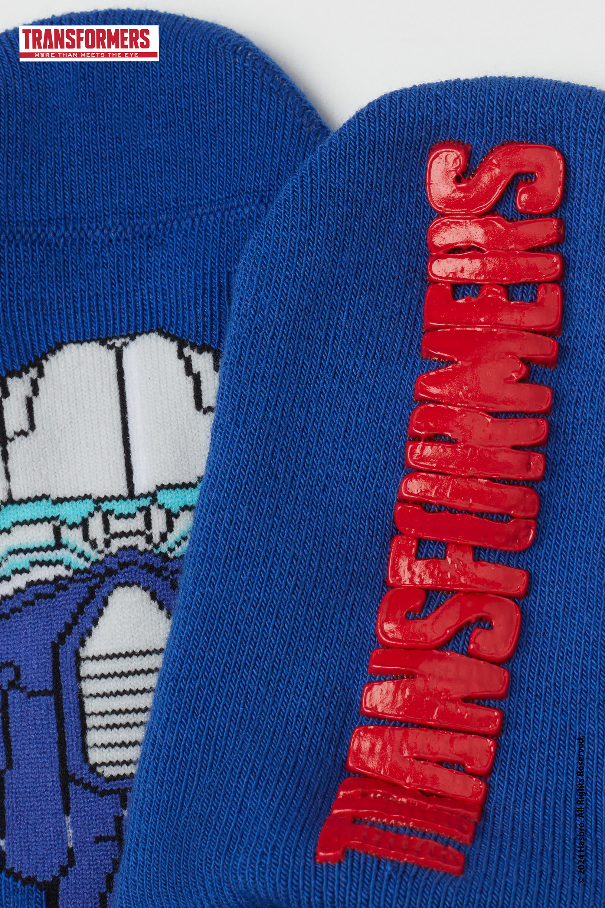 Chaussettes Courtes Antidérapantes Garçon Imprimé Transformers