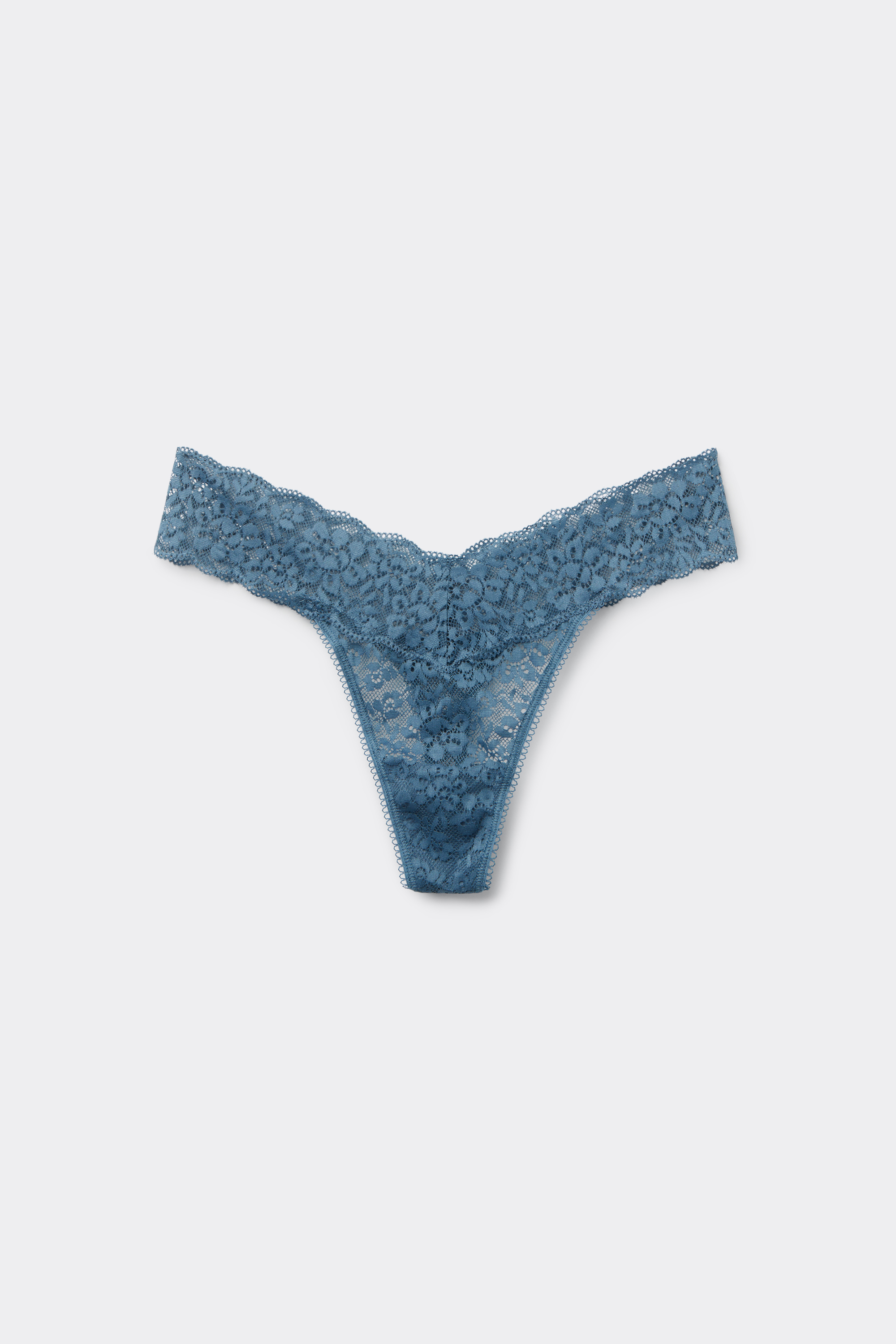 High-Cut Recycled Lace G-String