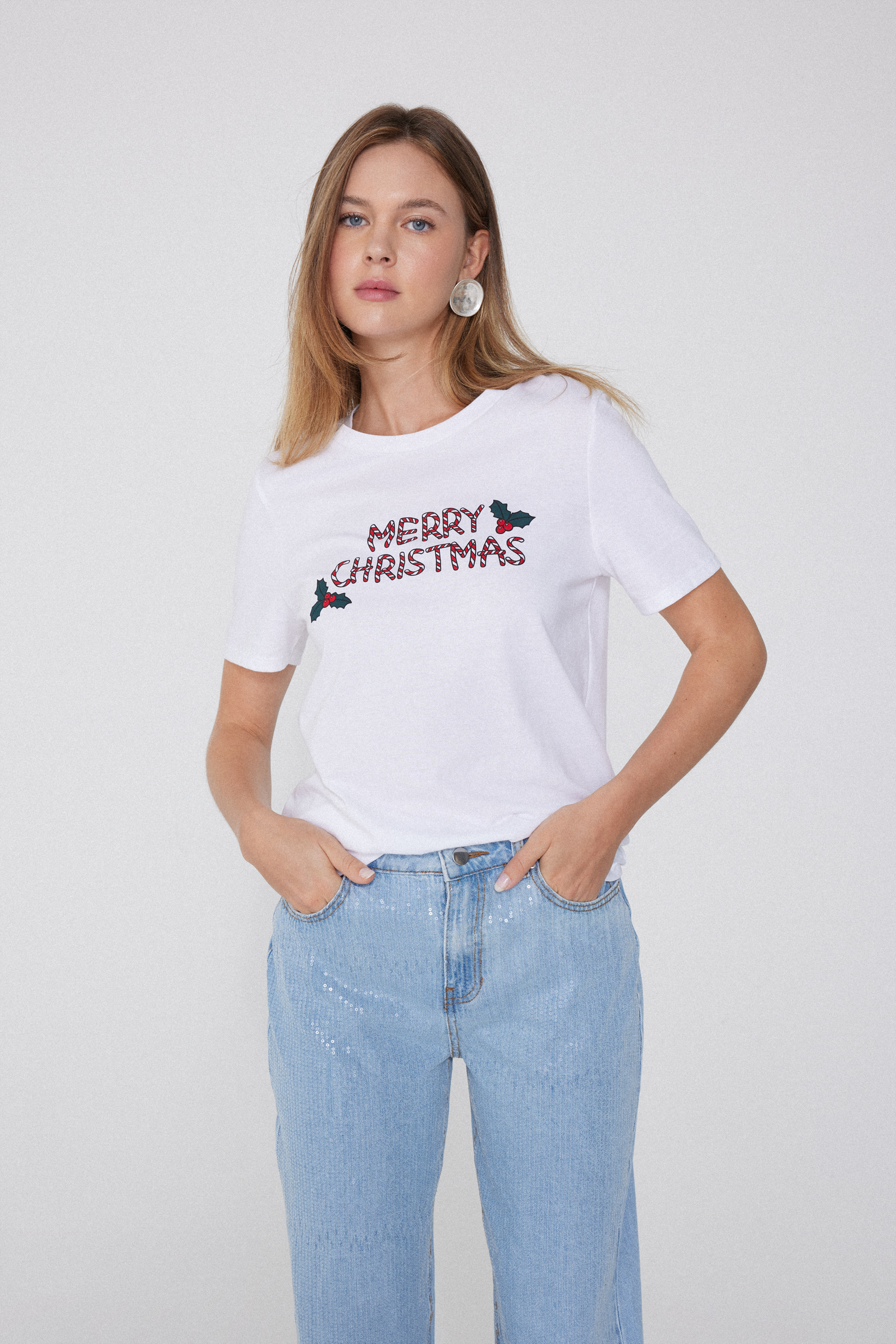 T-shirt en Coton Noël