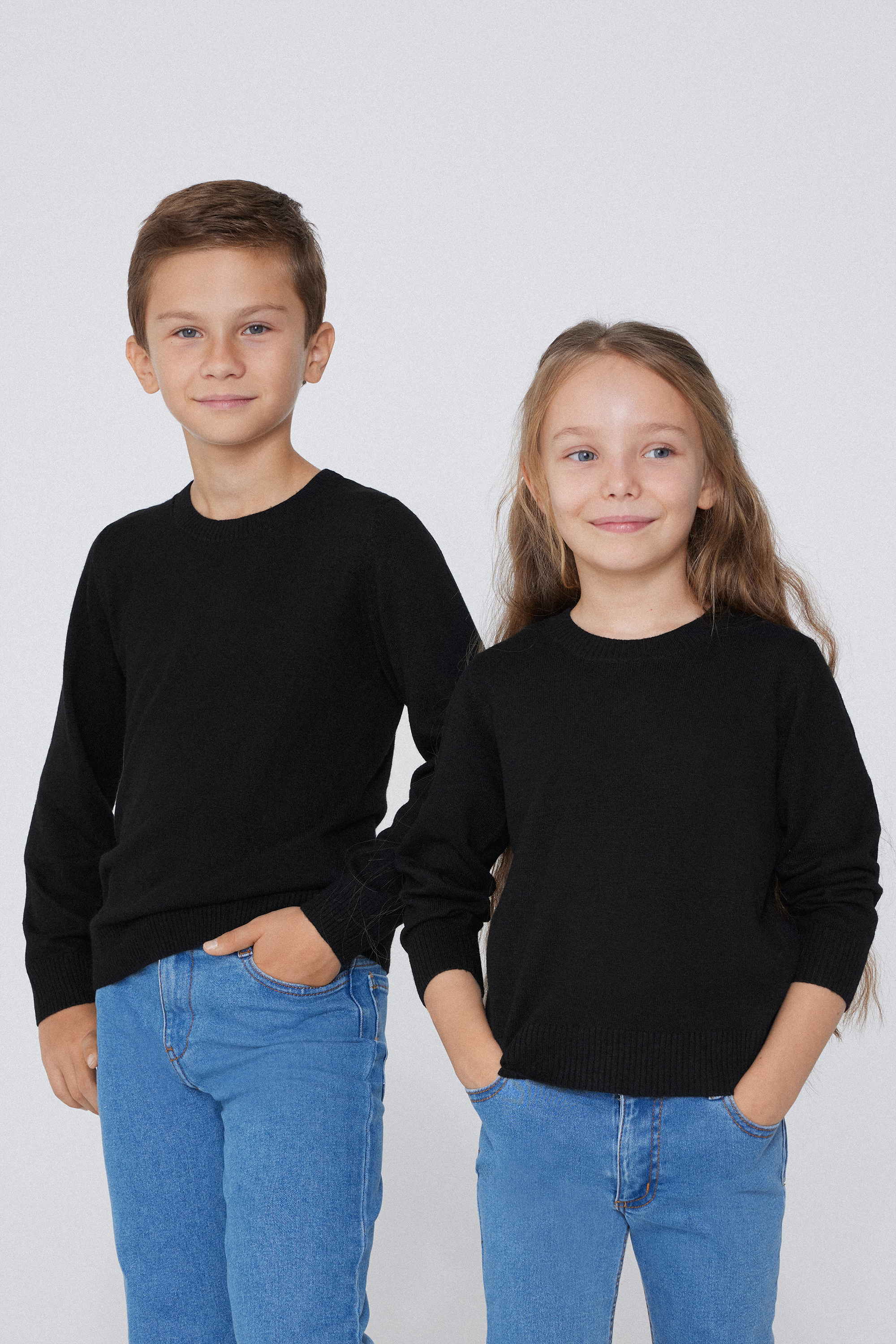 Maglia Girocollo con Lana Bimbi Unisex