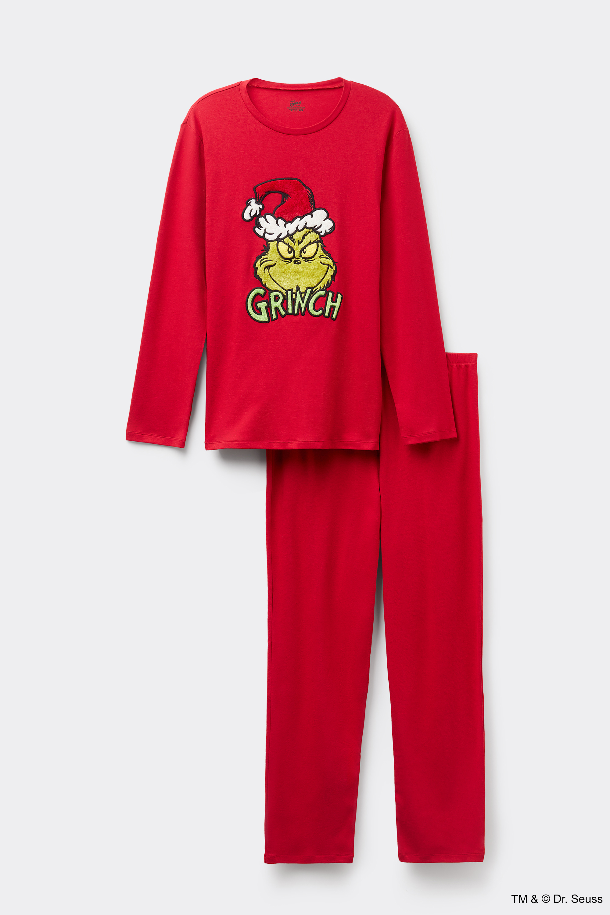 Pyjama Long Coton Épais Grinch