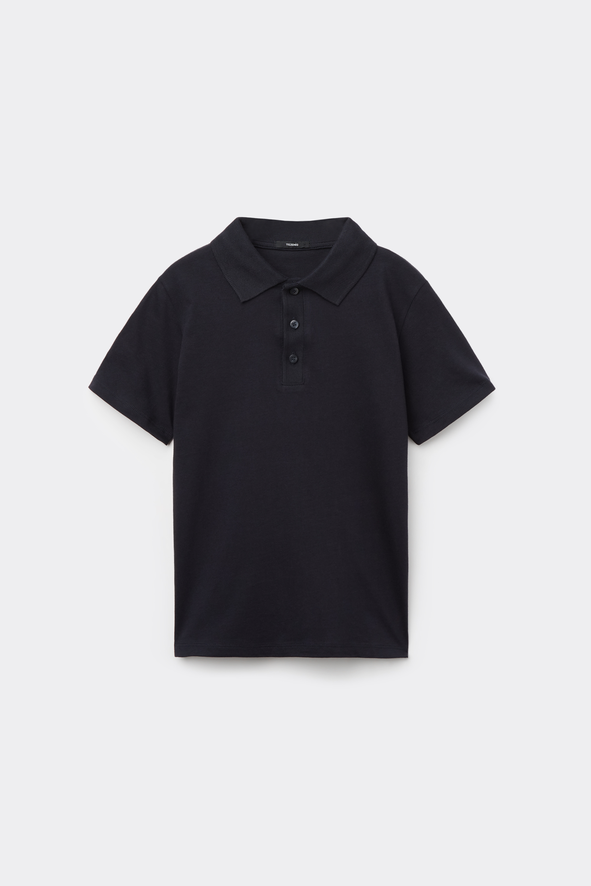 Boys’ Short-Sleeved Cotton Polo Shirt