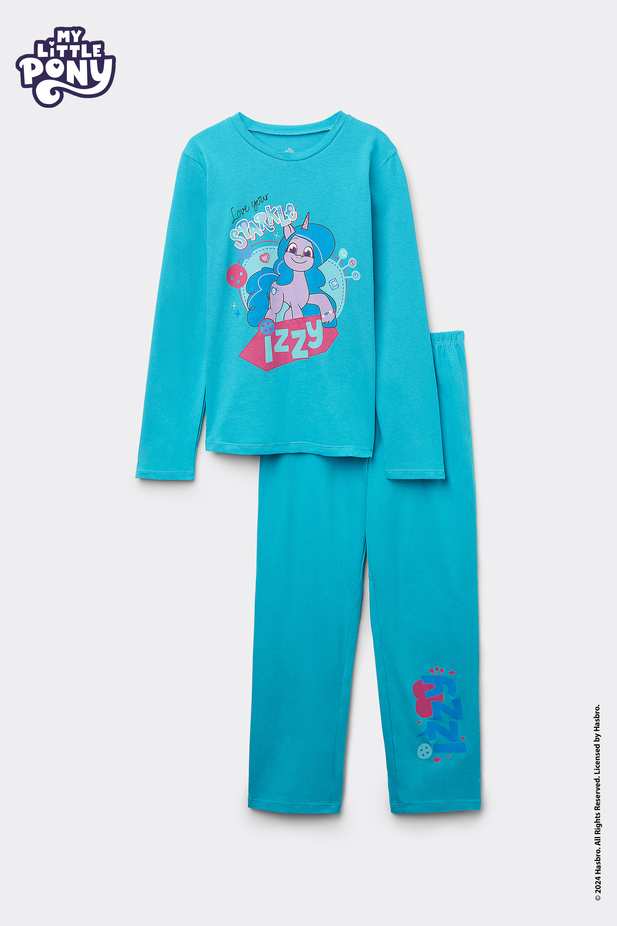 Pyjama Long en Coton Mon Petit Poney Pailleté