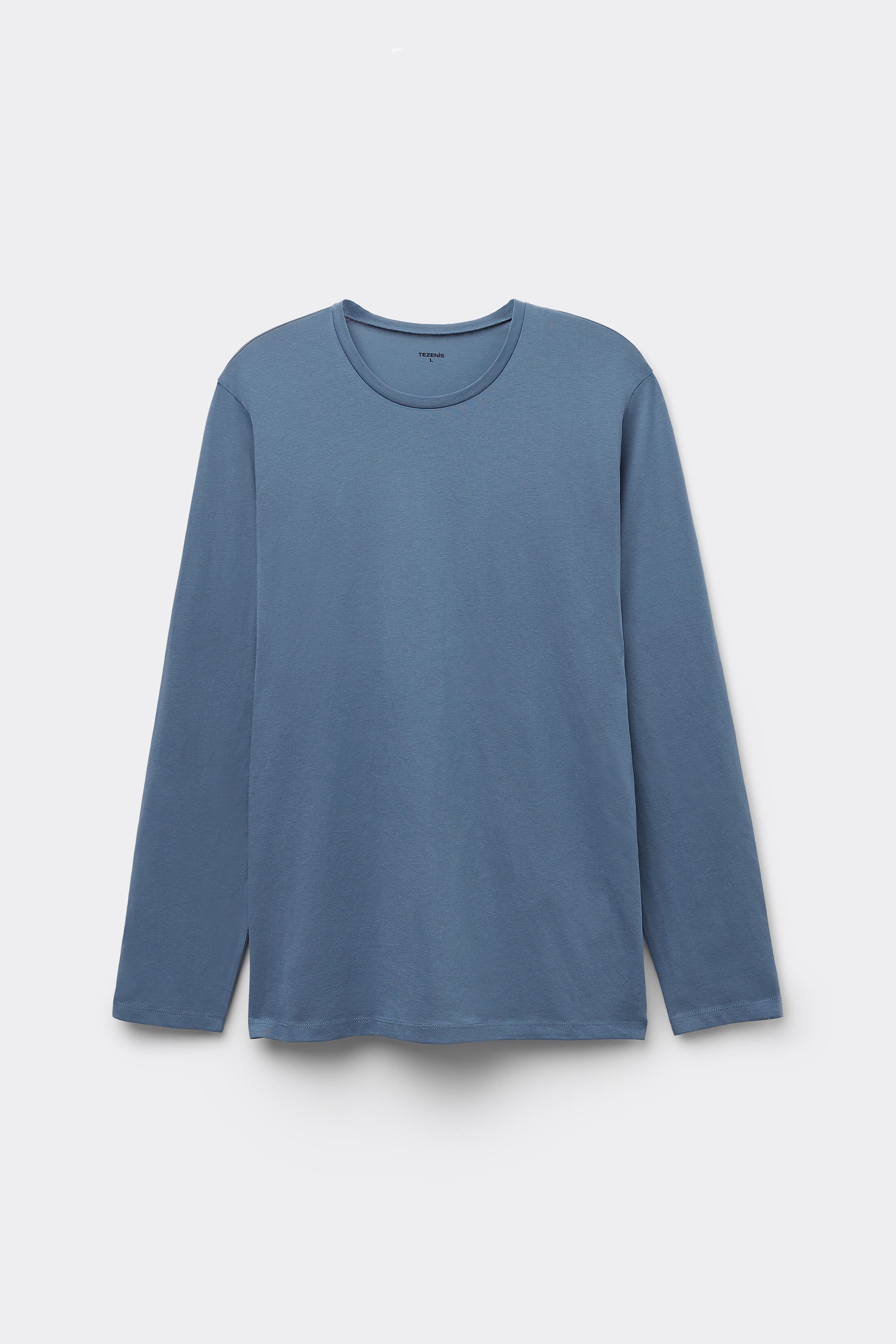 100% Cotton Top with Long Sleeves and Rounded Neck