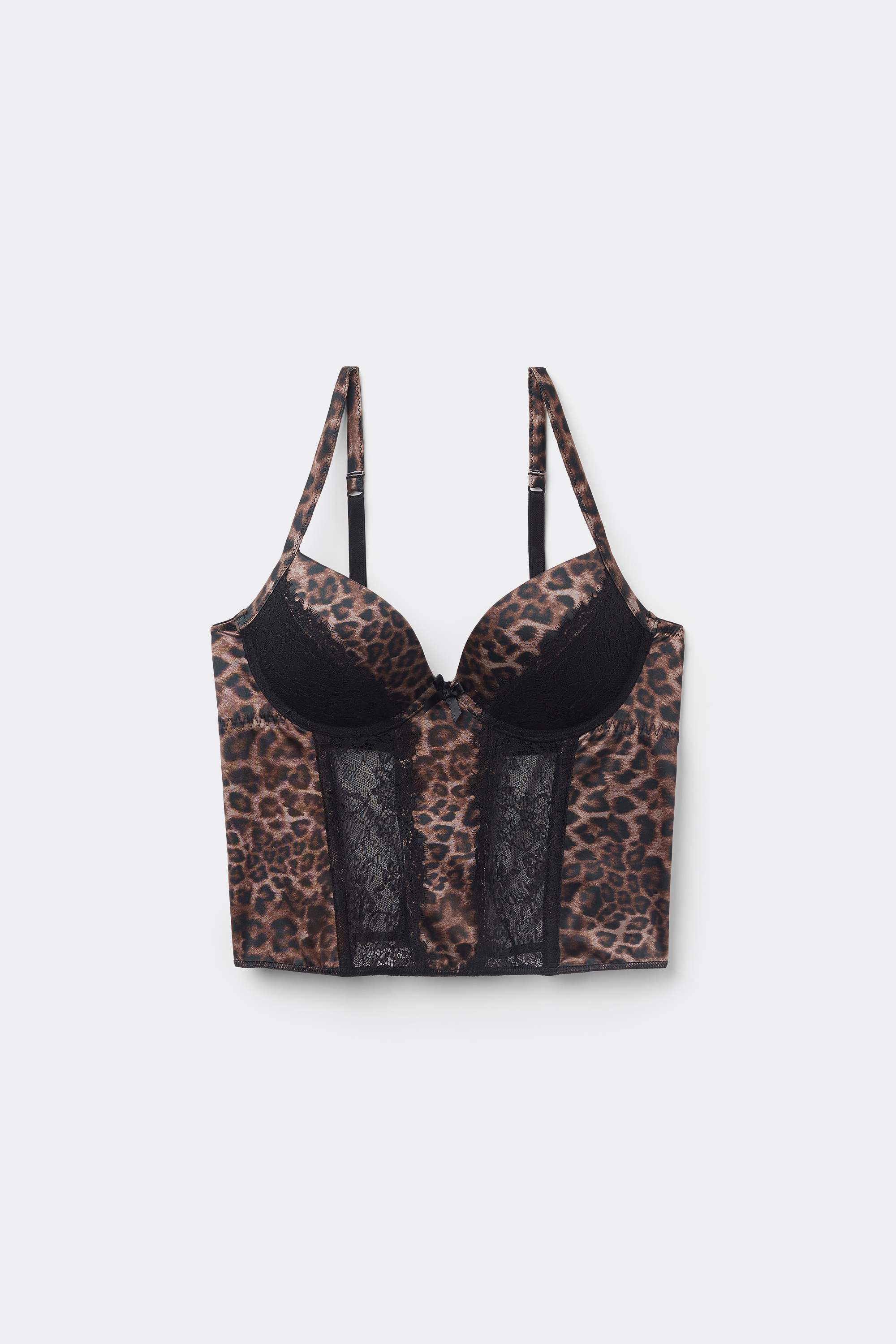 Podprsenka Bra Top Push-up Lace Jungle Chic