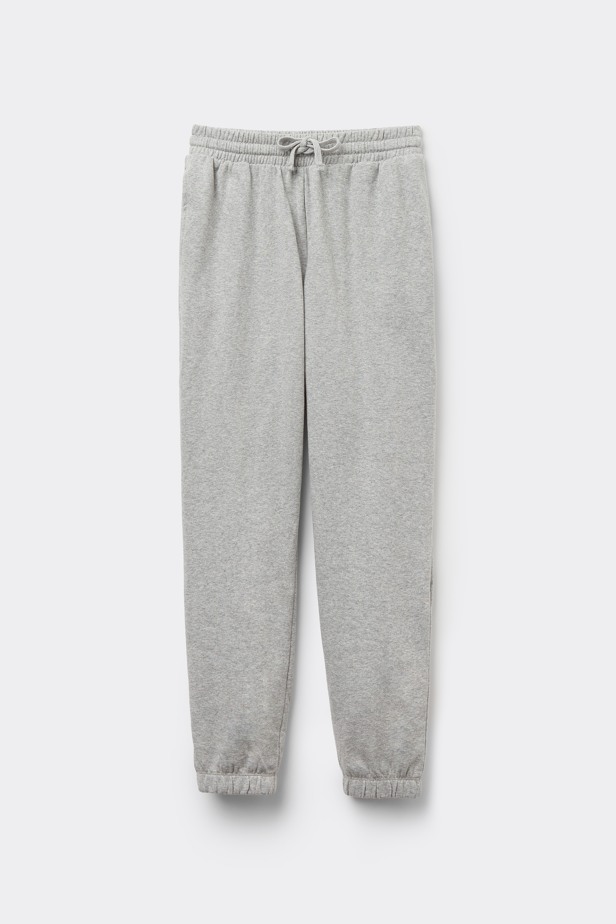 Heavy Lamé-Effect Fleece Trousers