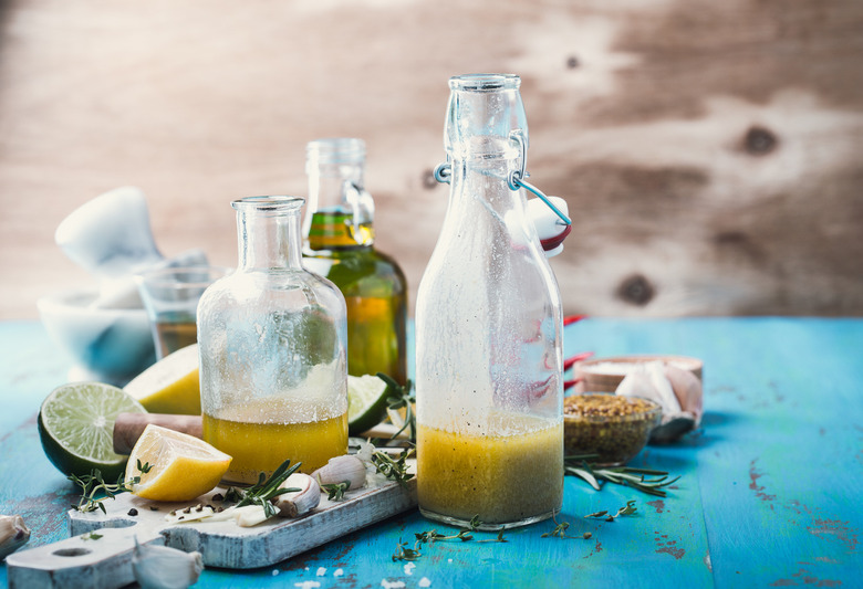 Add Minced Garlic to Salad Dressings