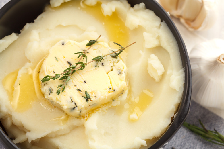 Mash Garlic Into Potatoes