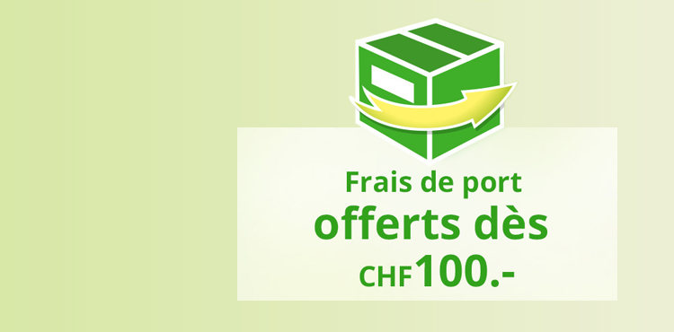 Port offert dès 100 CHF