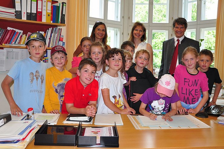 Besuch der Volksschule Scheffau am Wilden Kaiser