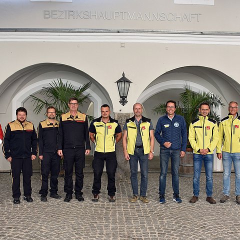 Gruppenfoto der Teilnehmenden an der Übung