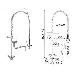 Rubinetteria + Doccia Inox