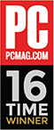 Altamente avaliado no pcmag.com