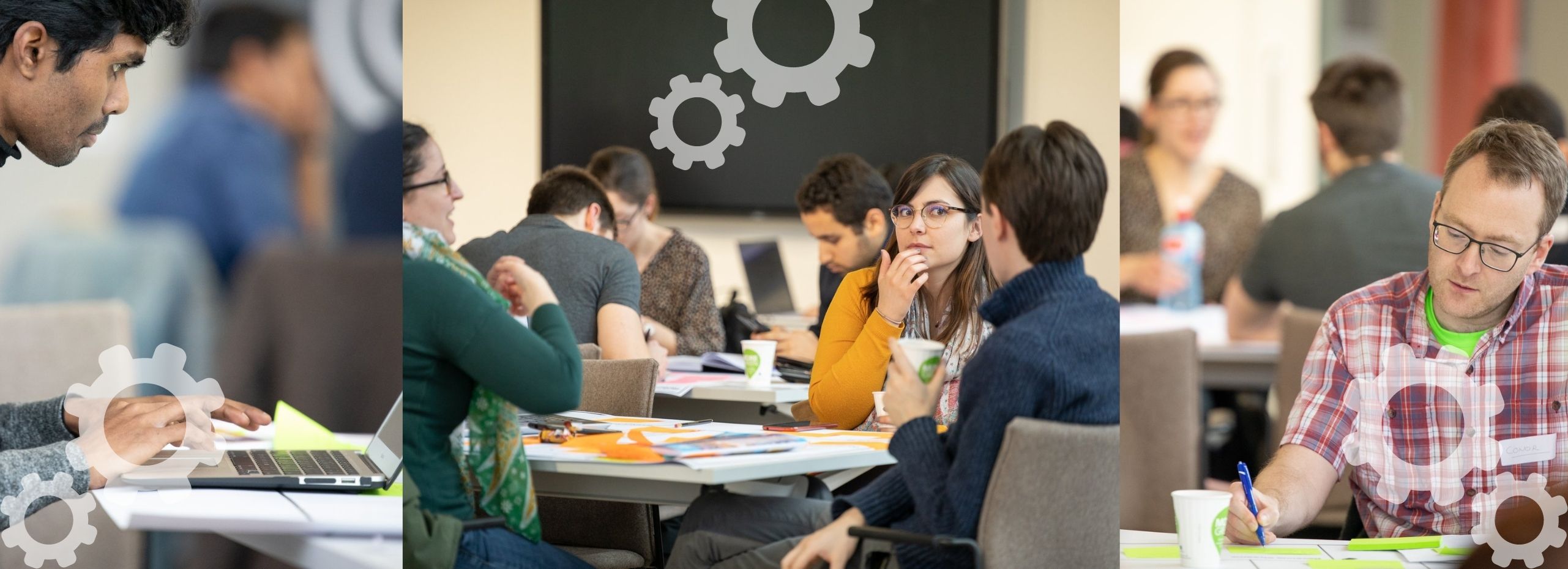 Various Students Taking Part in a Workshop