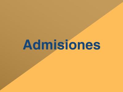 Admisiones