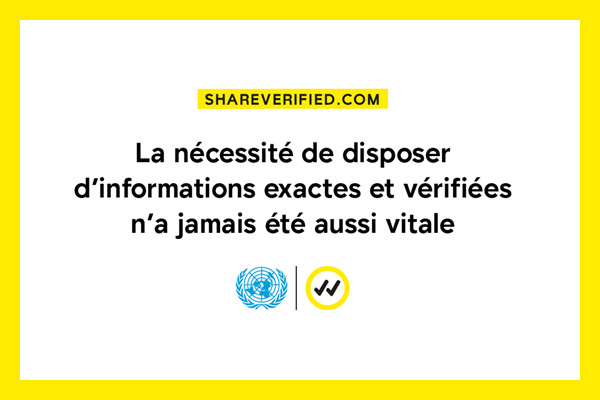 Carte de médias sociaux pour la campagne Verified