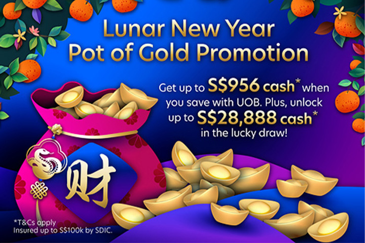 Lunar New Year Pot of Gold Promotion