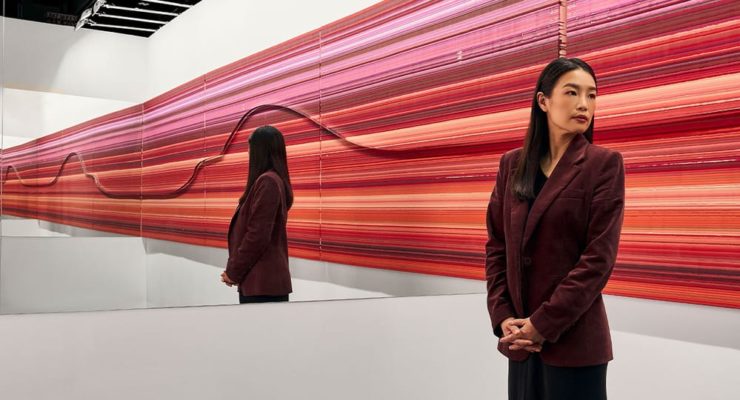 Porsche Singapore Unveils Red Hong Yi's 'The Red Thread' at ART SG 2025