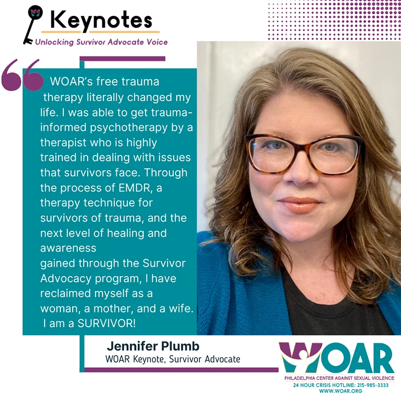 Keynotes - Unlocking Survivor Advocate Voice. WOAR