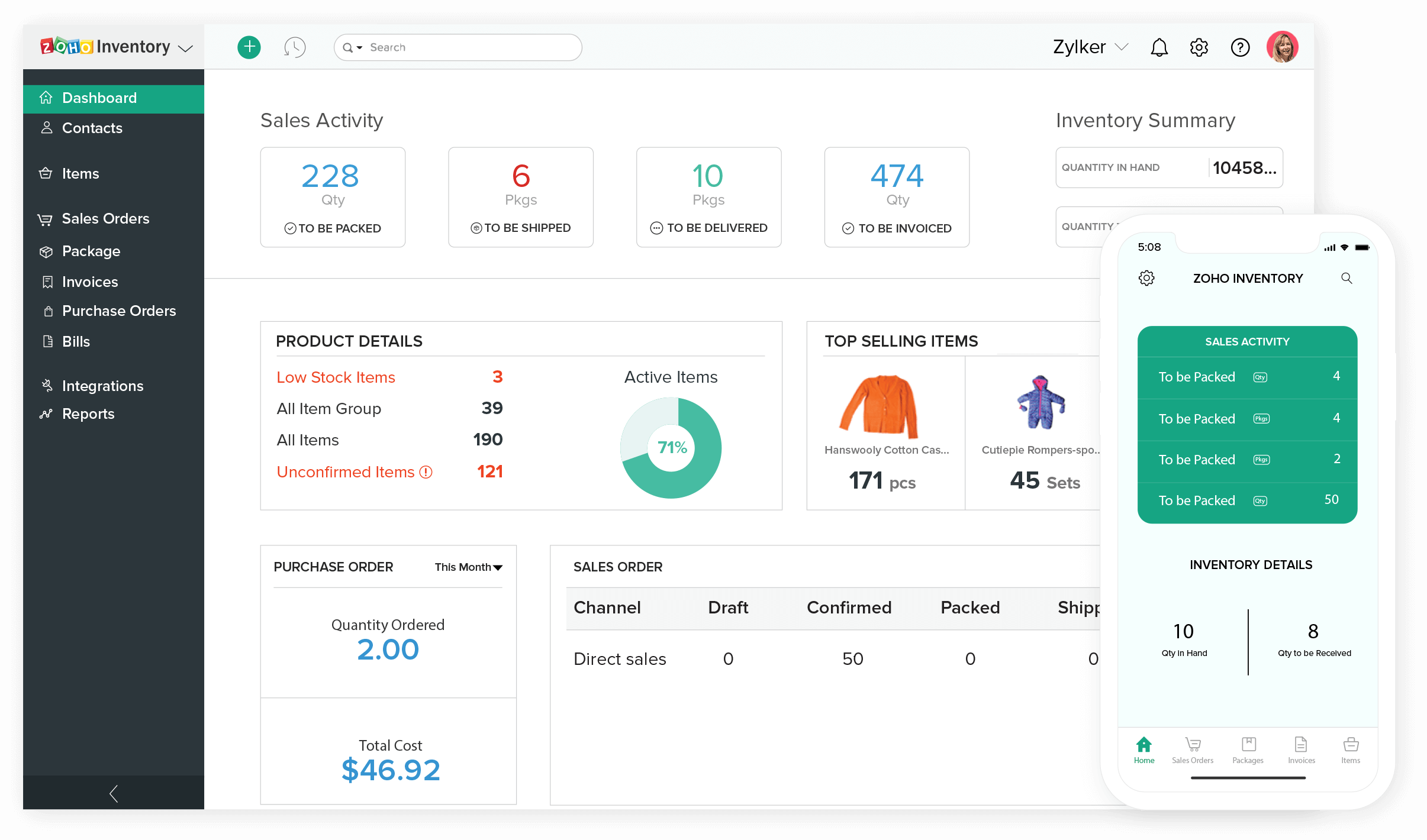 Inventory management - Zoho Inventory