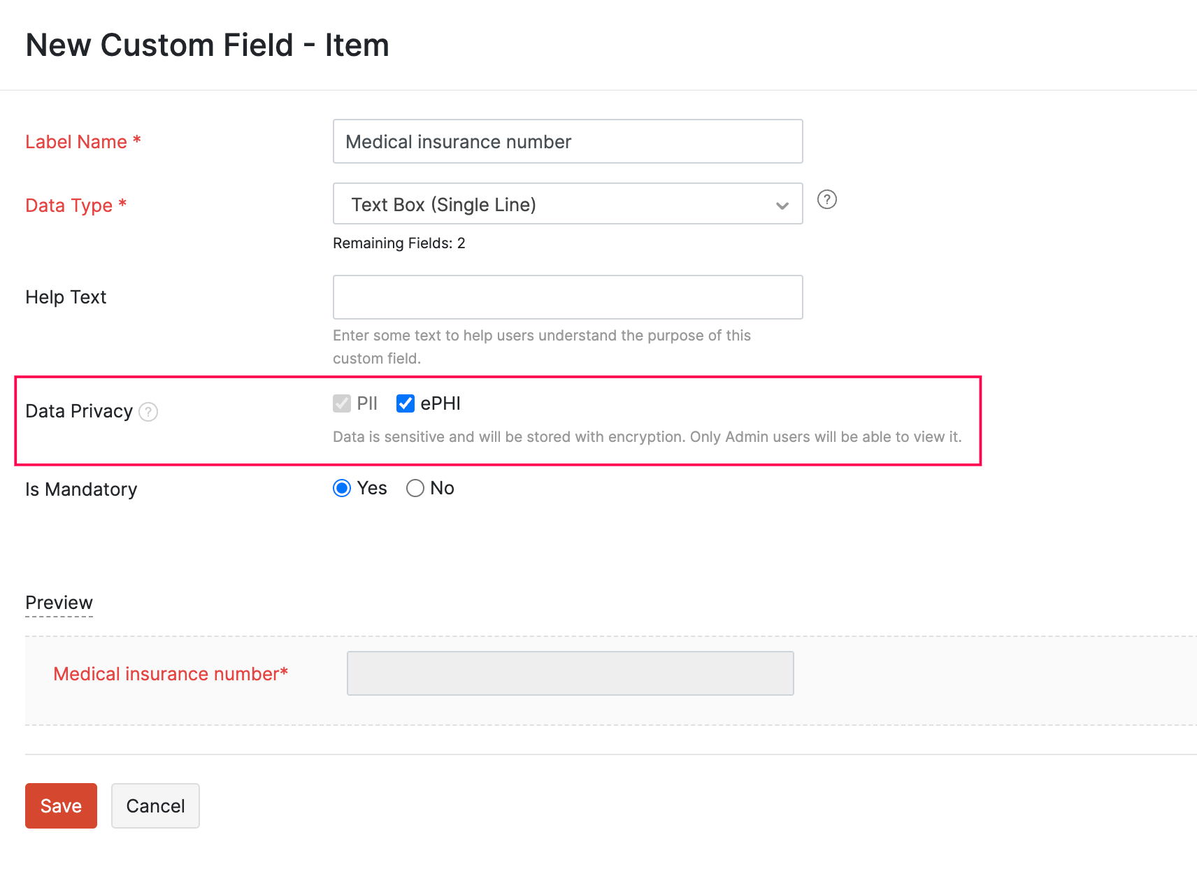 Custom Field