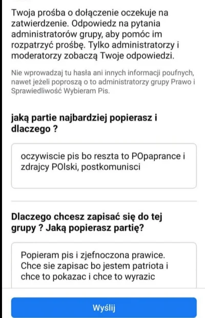 Joker6699 - #polityka #bekazpisu #bekazprawakow #dziadyzpisu 
Chyba mnie przyjmą ? xD...