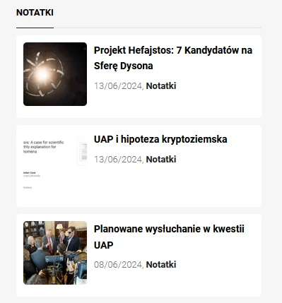 UFOnapowaznie_pl - 3 krótkie notatki:

✨Projekt Hefajstos: 7 Kandydatów na Sferę Dyso...