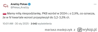 mariusz-madejczyk - Ale konfepis i tak powie, że "Polska w ruinie". 

PS Szkoda, ze r...