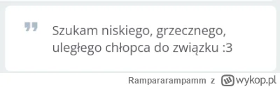 Rampararampamm - @Felixu: mam na profilu przecież. Idealnie, żeby jeszcze lubił nosić...