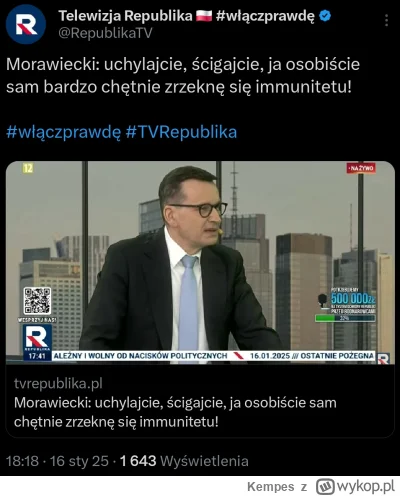 Kempes - #polityka #bekazpisu #bekazlewactwa #heheszki #pis #dobrazmiana

Mówi dokład...