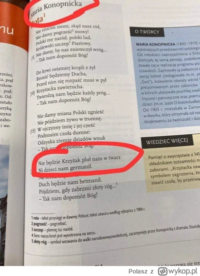 Polasz - To doszliśmy już do momentu gdzie Konopnicką zaczynają cenzurować? Dokąd to ...